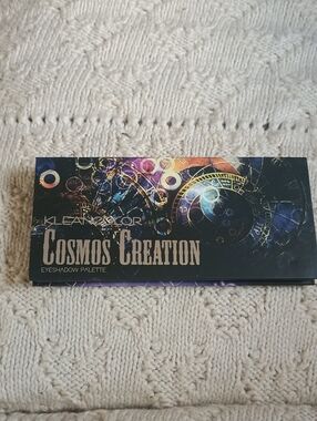 Kleancolor Cosmos Creation Eyeshadow Palette - Purple, Blue, Gold Accents